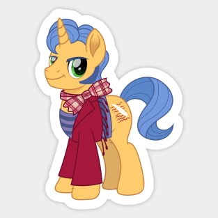 Lucius Spriggs pony dressed Sticker